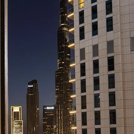 Nice 3 Bedrooms Apartment In Damac Maison Mall Street! Burj Khalifa View! 2 Minute Walk To Dubai Mall! Екстер'єр фото