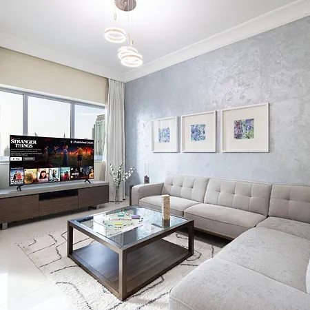 Nice 3 Bedrooms Apartment In Damac Maison Mall Street! Burj Khalifa View! 2 Minute Walk To Dubai Mall! Екстер'єр фото