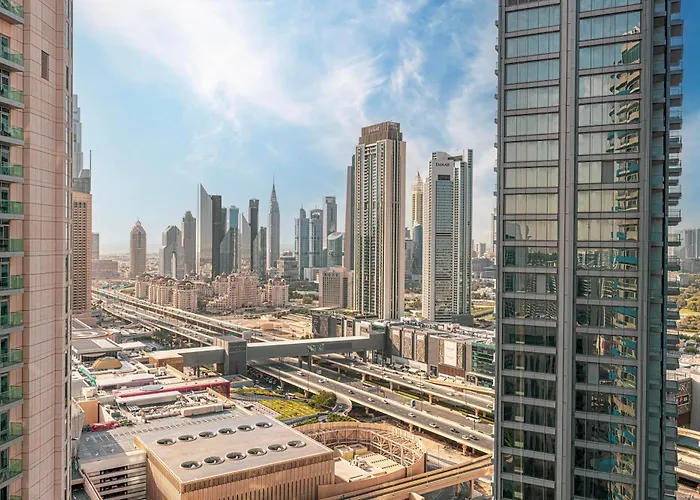 Nice 3 Bedrooms Apartment In Damac Maison Mall Street! Burj Khalifa View! 2 Minute Walk To Dubai Mall!