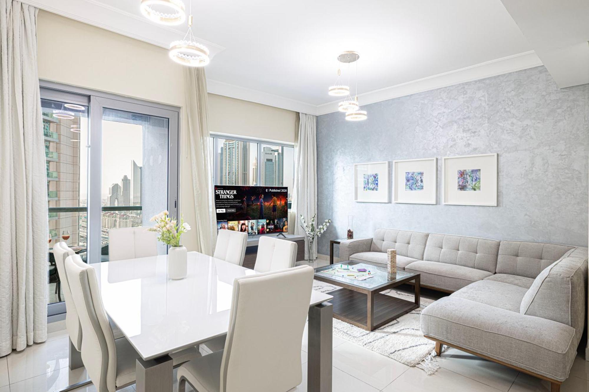 3 Bedrooms In Damac Maison Mall Street! Burj Khalifa View! 2 Minute Walk To Mall! Апартаменти